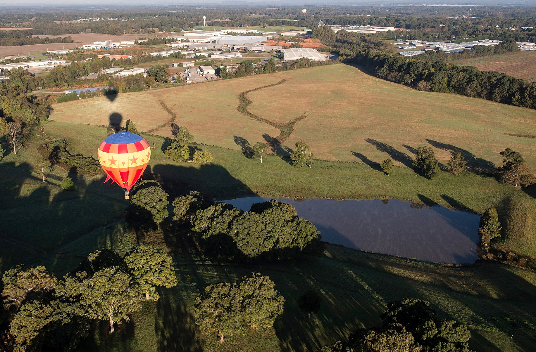 Hot air balloon ride